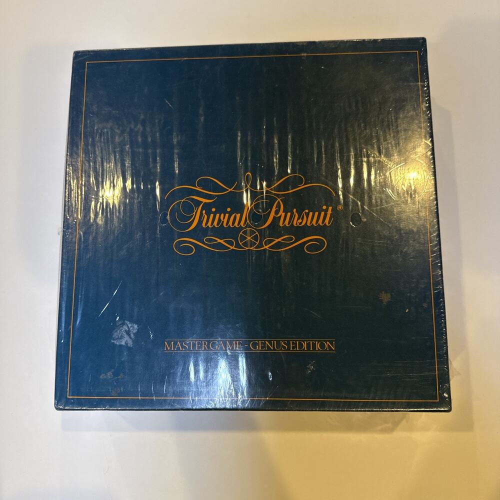 Vintage 1981 Trivial Pursuit Master Game Genius Edition By Horn Abbot New Sealed
